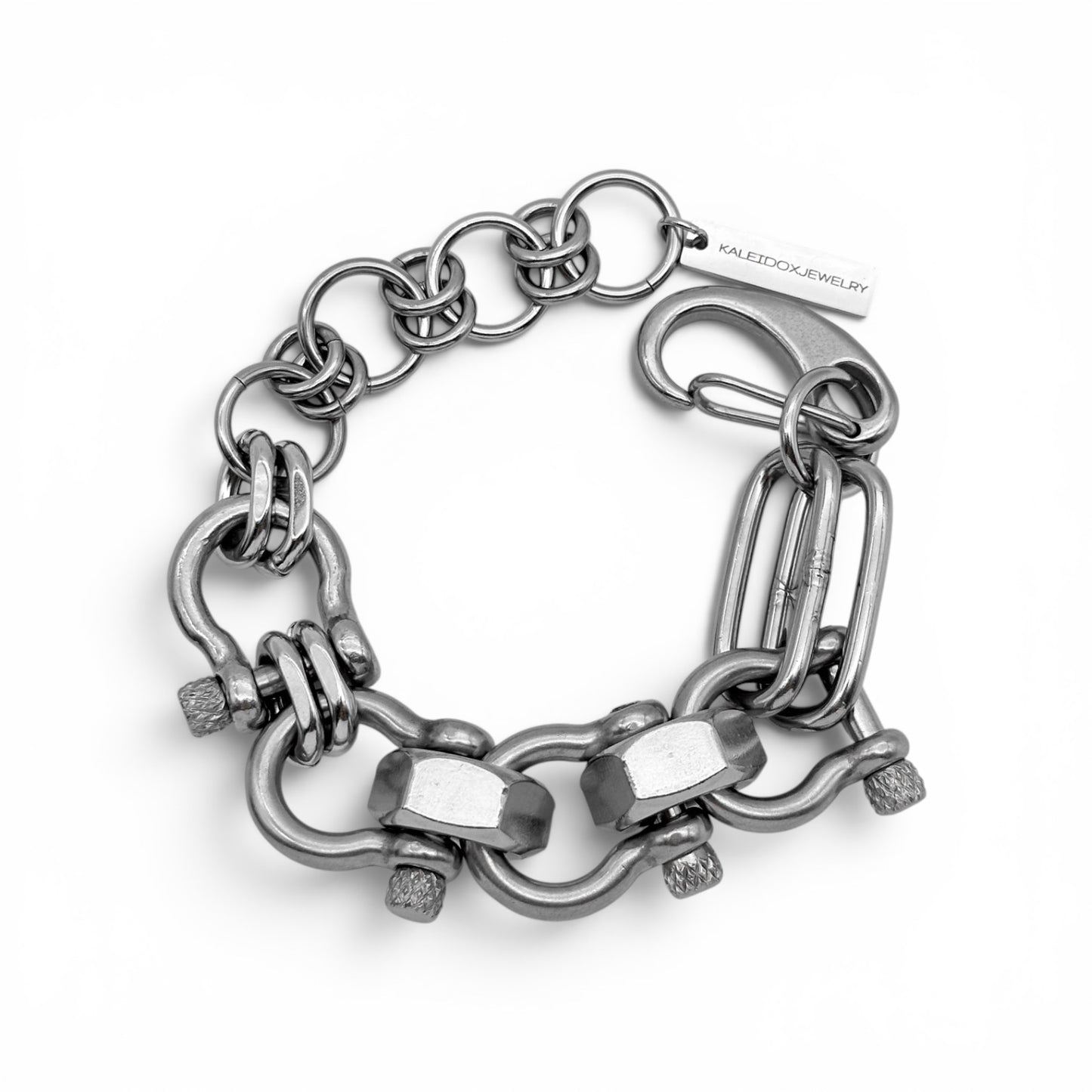 Shackle Hex Nuts Bracelet