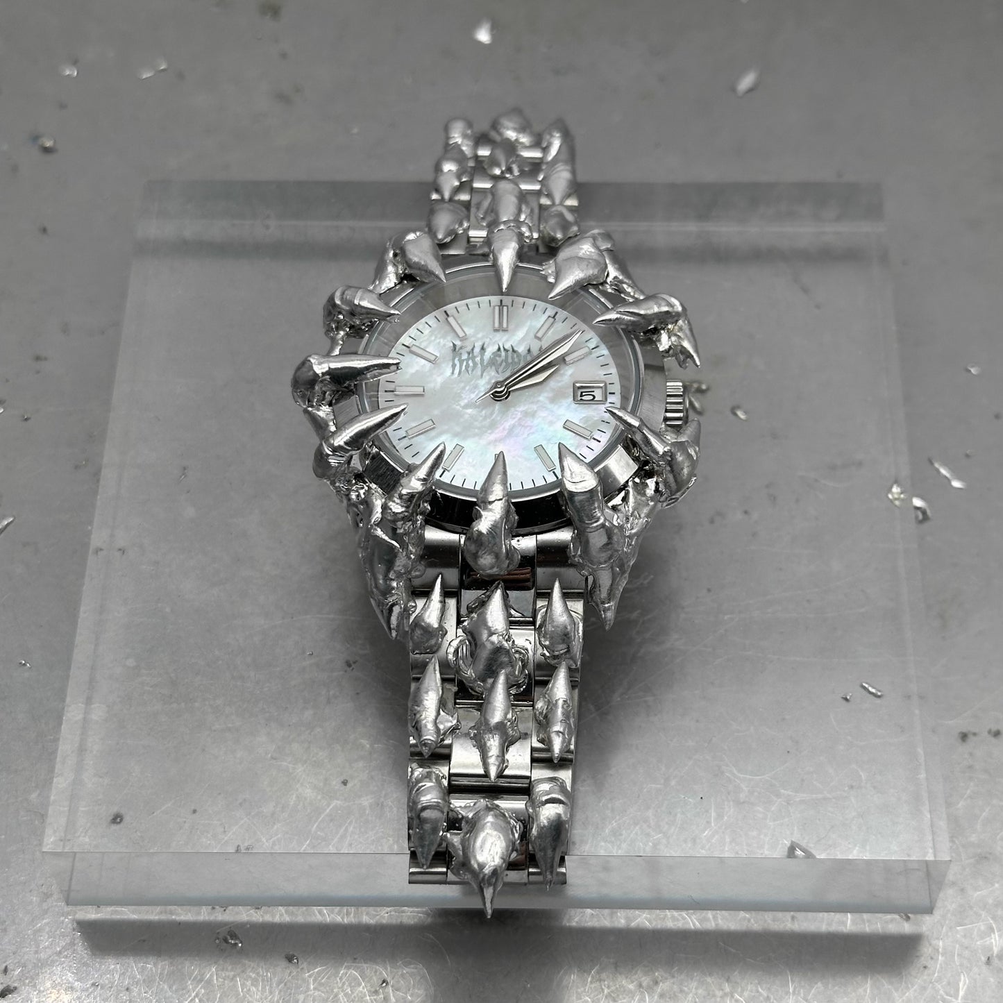 KALEIDOX SOLDERED PEARL DIAL WATCH