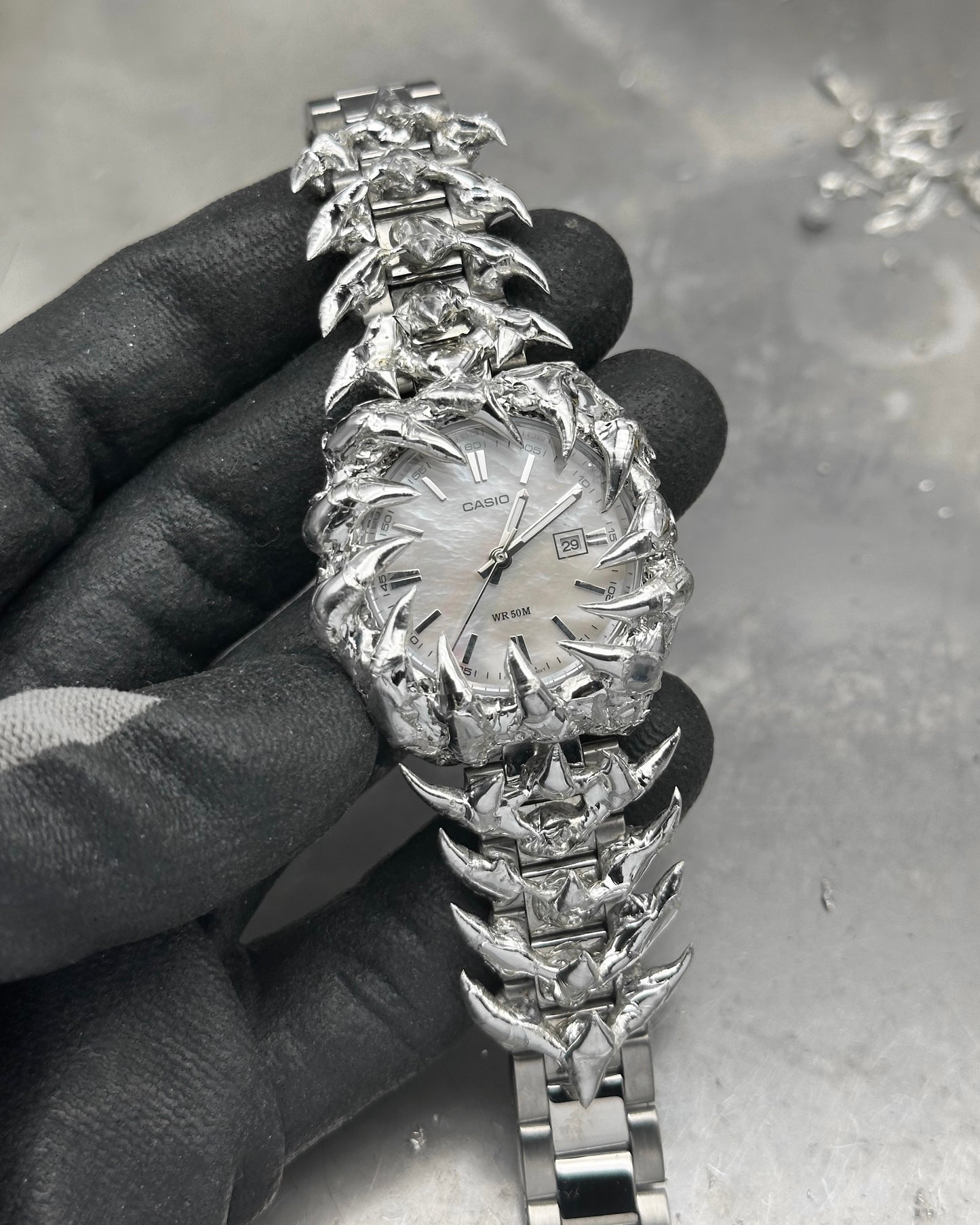 Soldered Pearl Dial C Watch 76