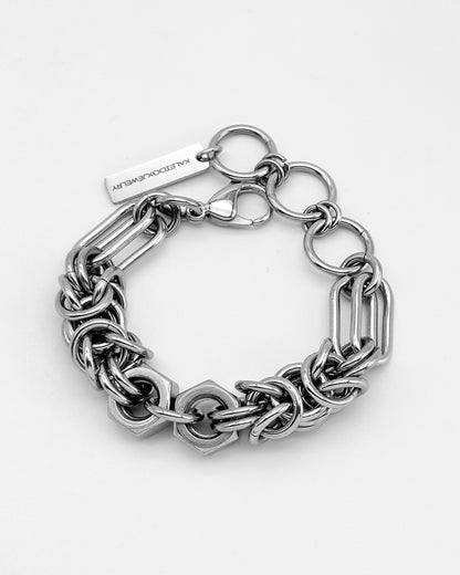 Chainmail Hex Nuts Bracelet