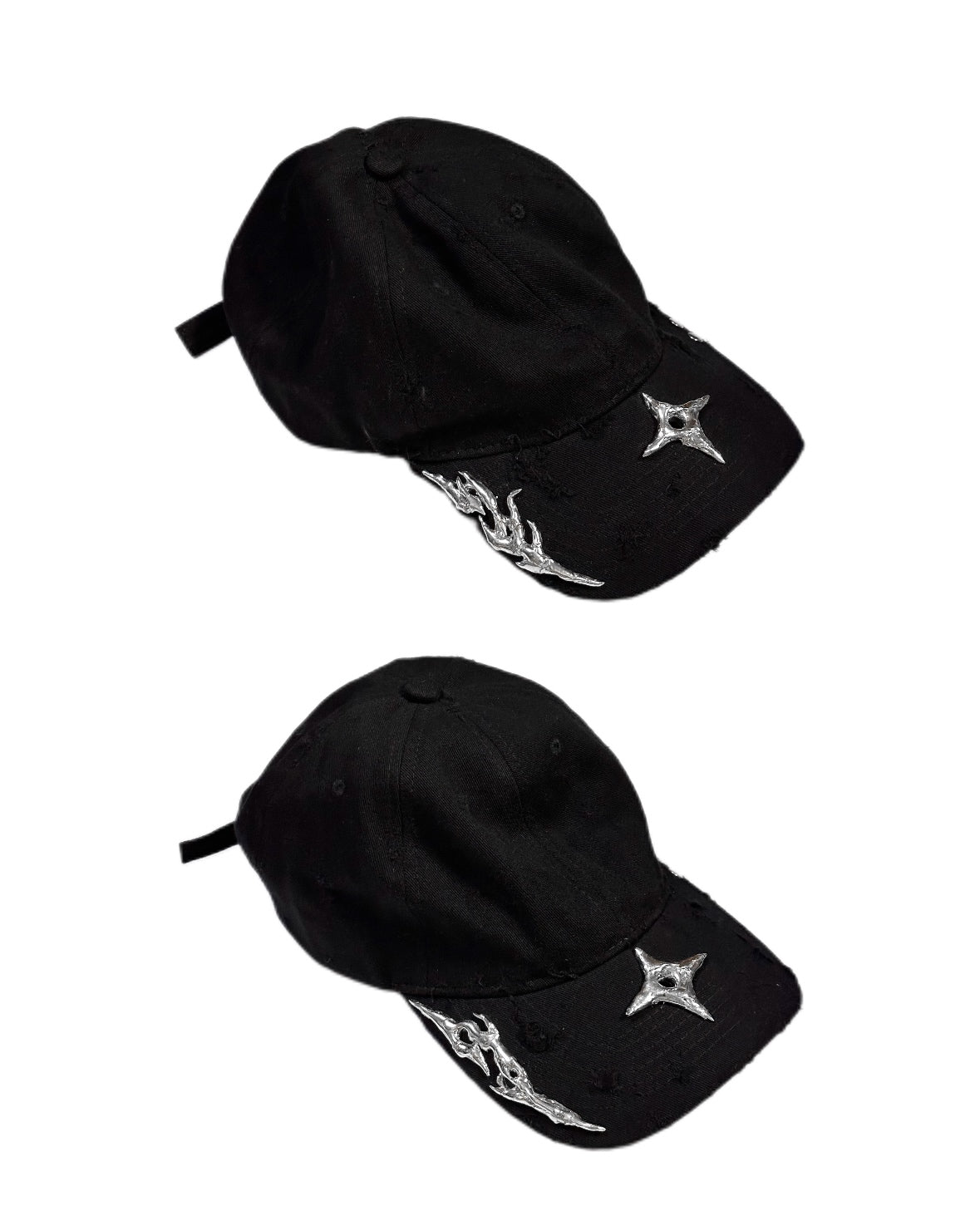 Soldered Thorns & Star Worn Out Caps