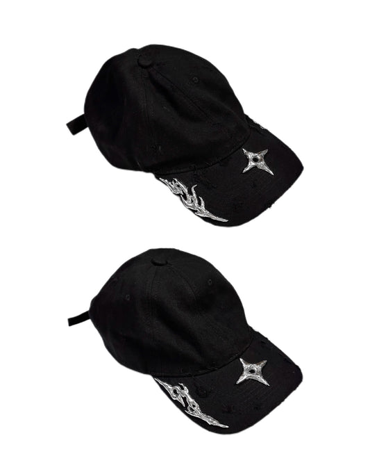 Soldered Thorns & Star Worn Out Caps