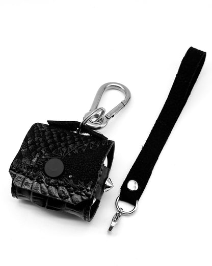 Patchwork Leather Spikes AirPods Case (AirPods 3)