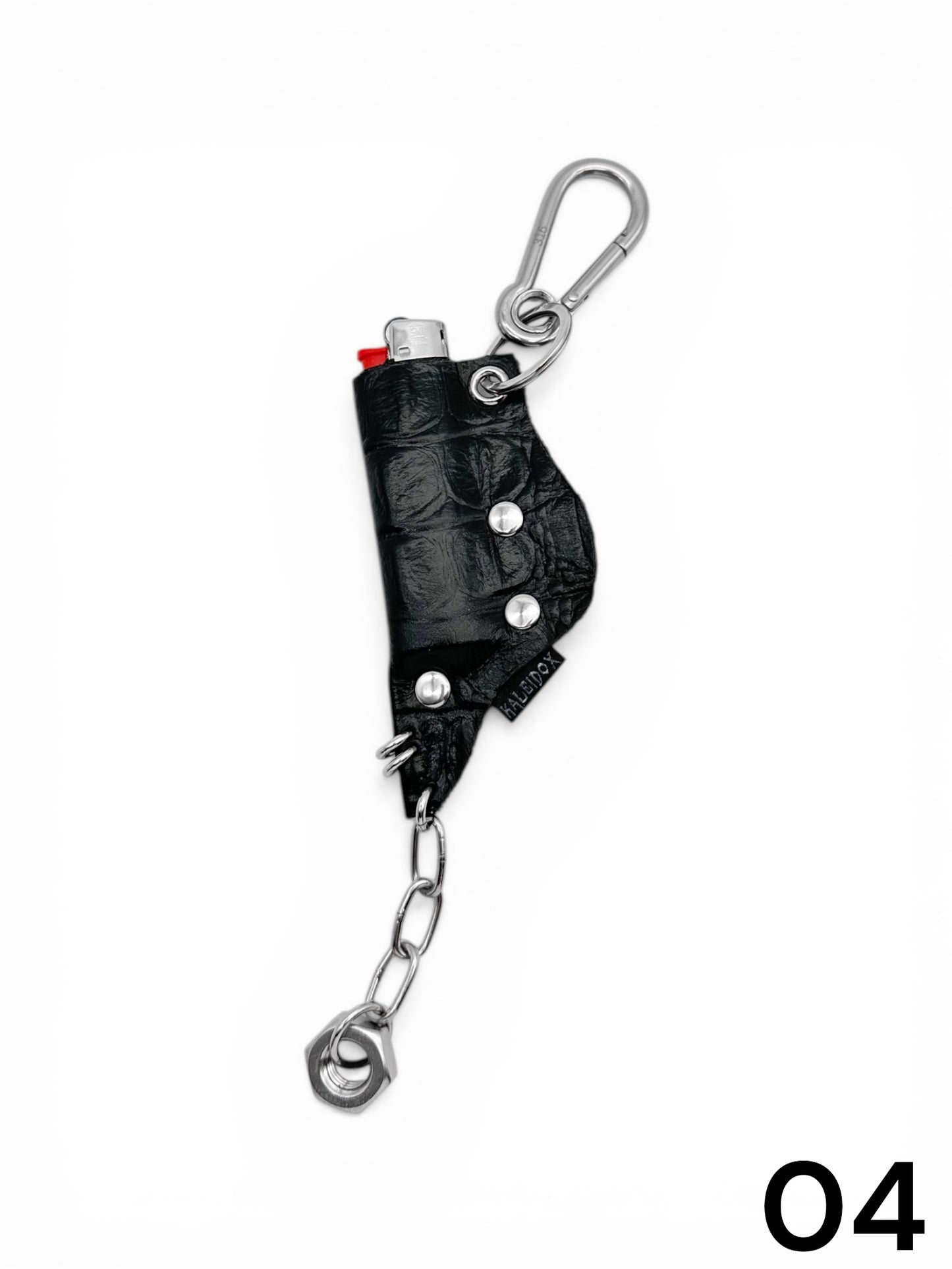 Lighter Case Leather Keychain