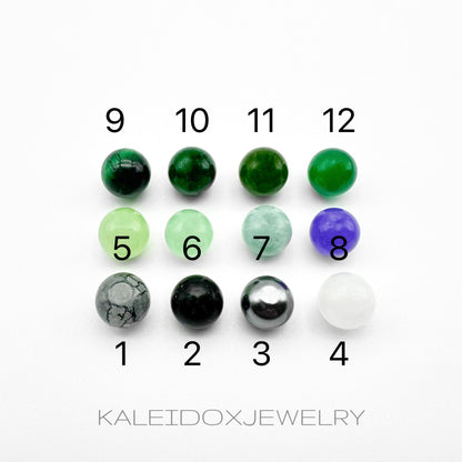 Soldered Spiky Custom Beads Earrings