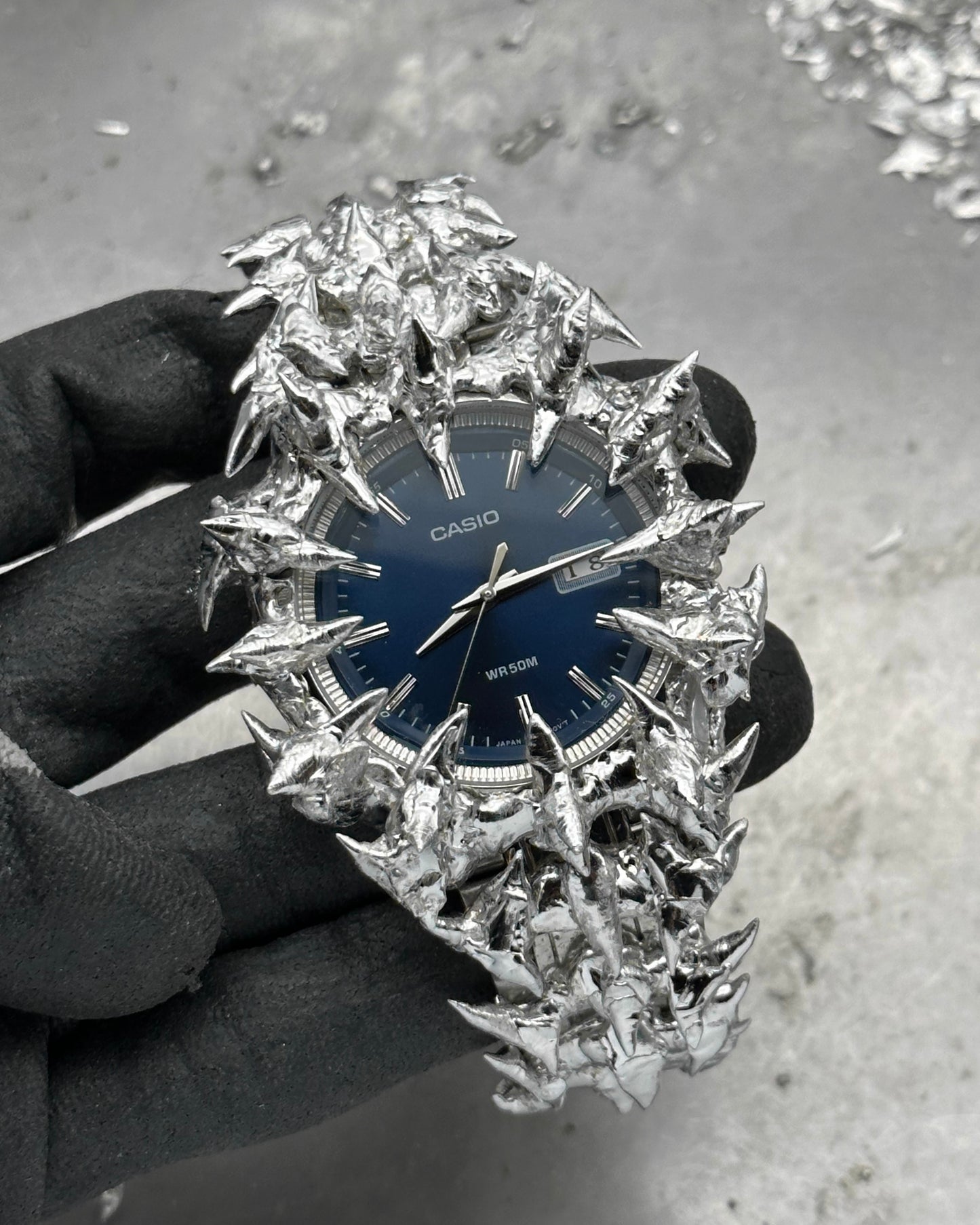 Soldered Blue Dial C Watch 65