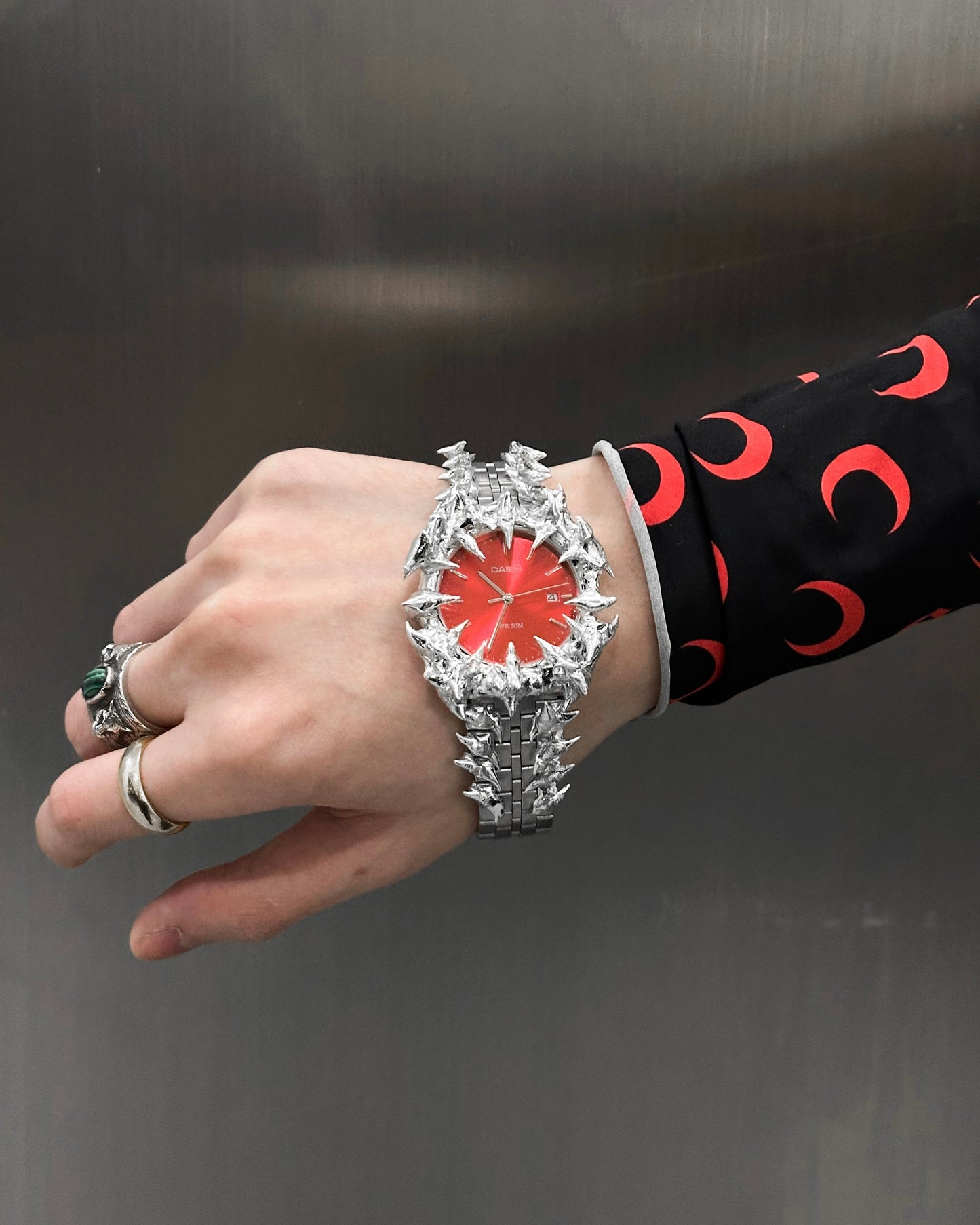 Soldered Red Dial C Watch 64