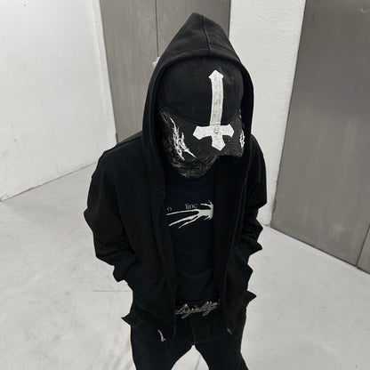 Upside Down Cross Soldered Thorns Cap 03