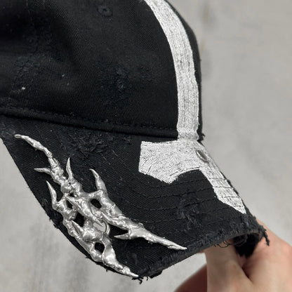 Upside Down Cross Soldered Thorns Cap 03