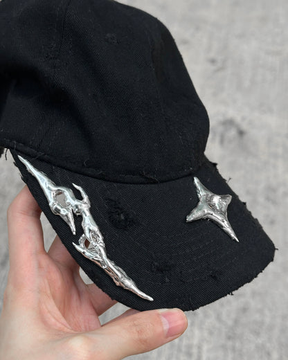 Soldered Thorns & Star Worn Out Caps