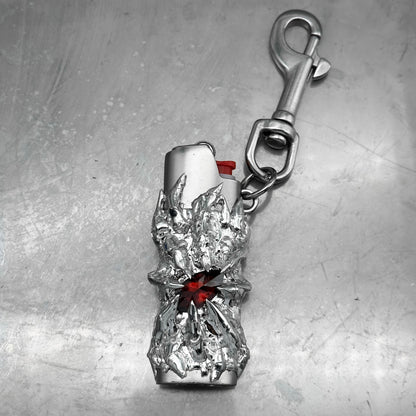 Soldered Red Gem Lighter Case