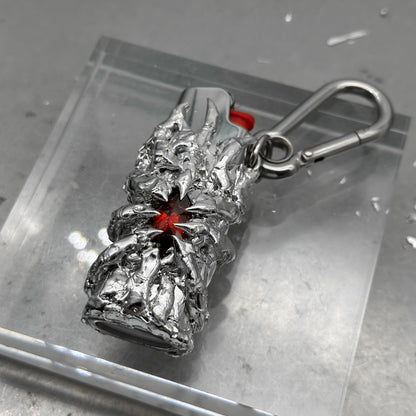 Soldered Red Gem Lighter Case