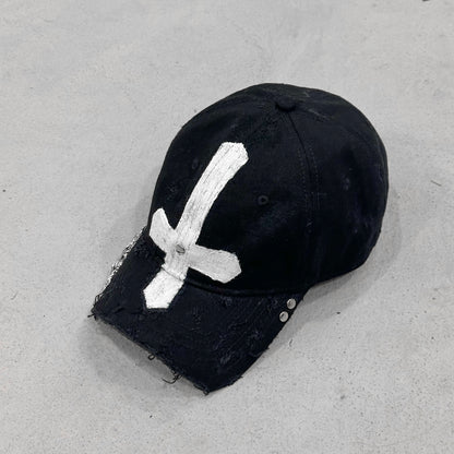 Upside Down Cross Soldered Thorns Cap