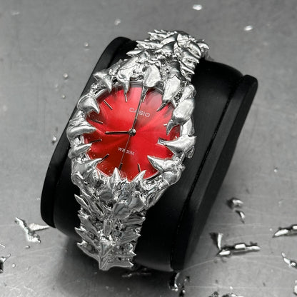 Soldered red dial watch 50