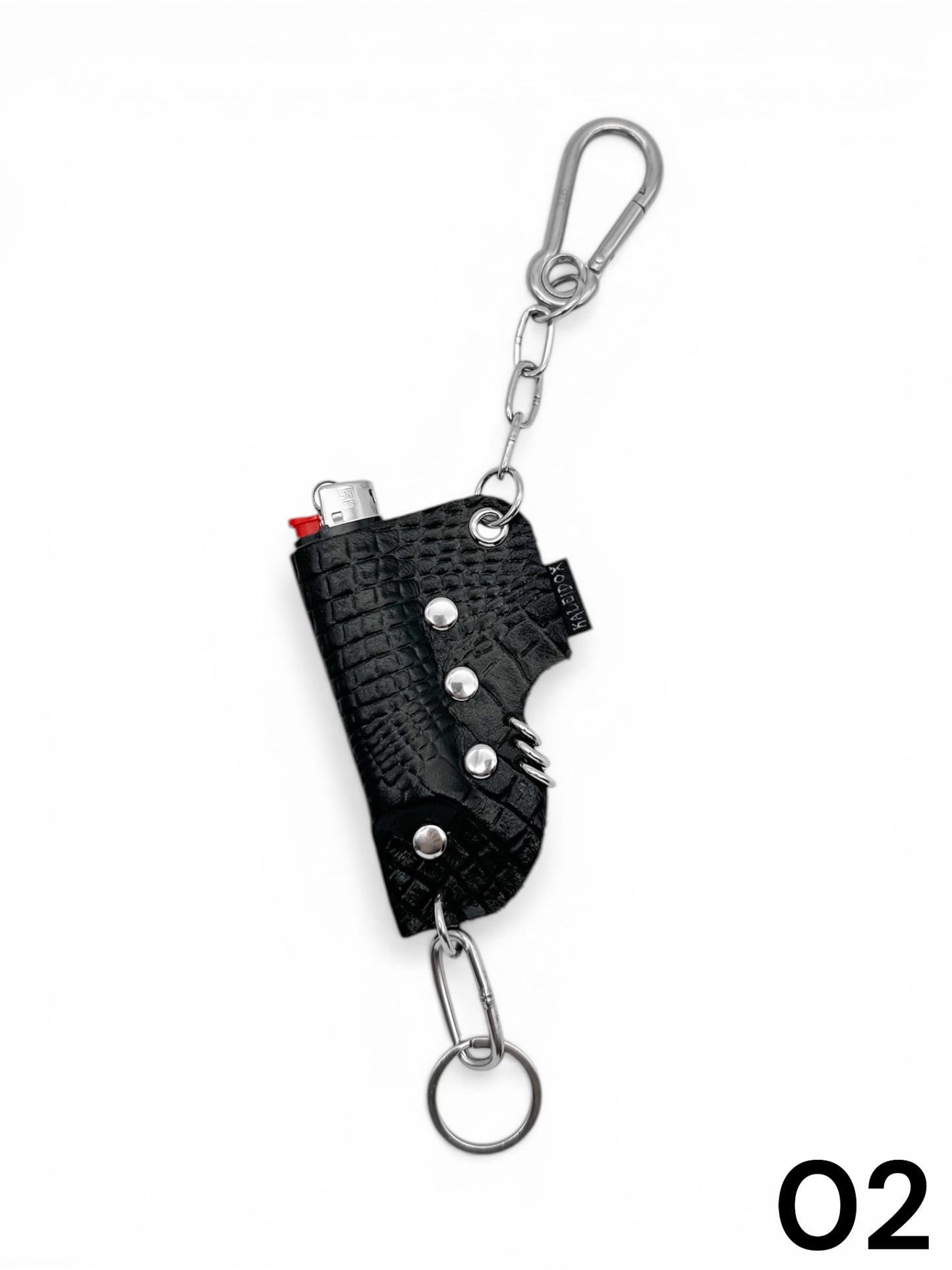 Lighter Case Leather Keychain