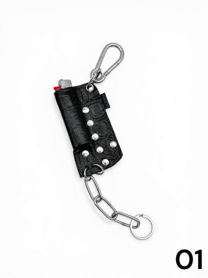 Lighter Case Leather Keychain