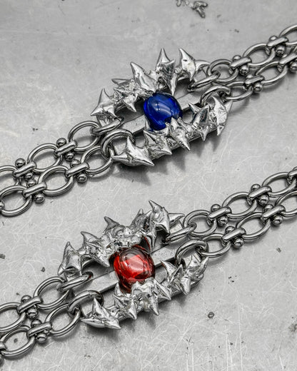 Soldered Gem Thorns Bracelet