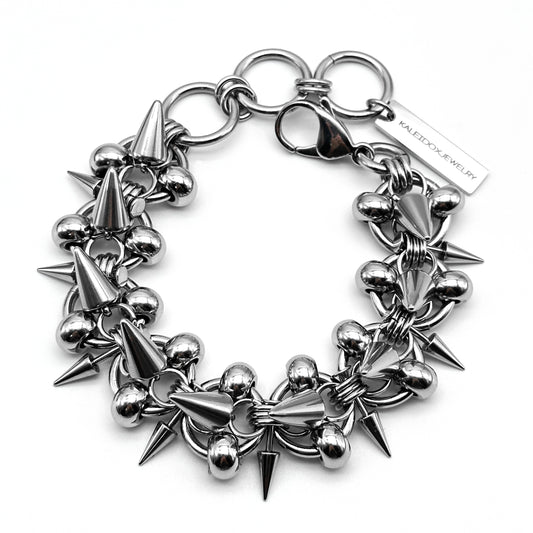 Spiked Piercing Chainmail Bracelet