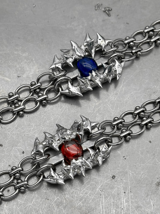Soldered Gem Thorns Bracelet