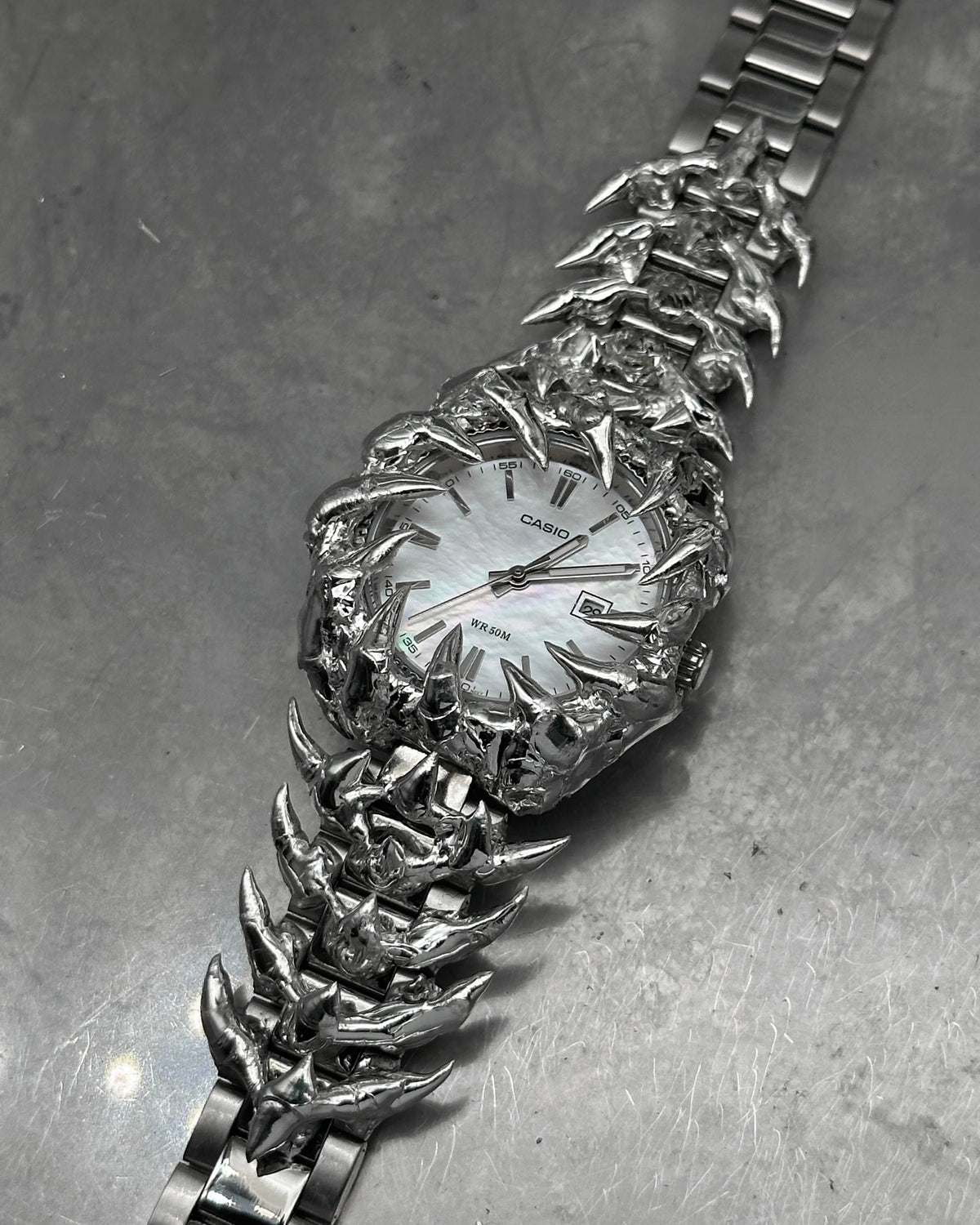Soldered Pearl Dial C Watch 76