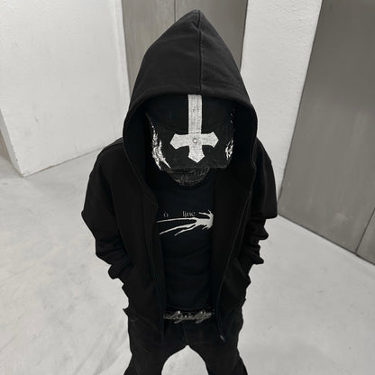 Upside Down Cross Soldered Thorns Cap 03