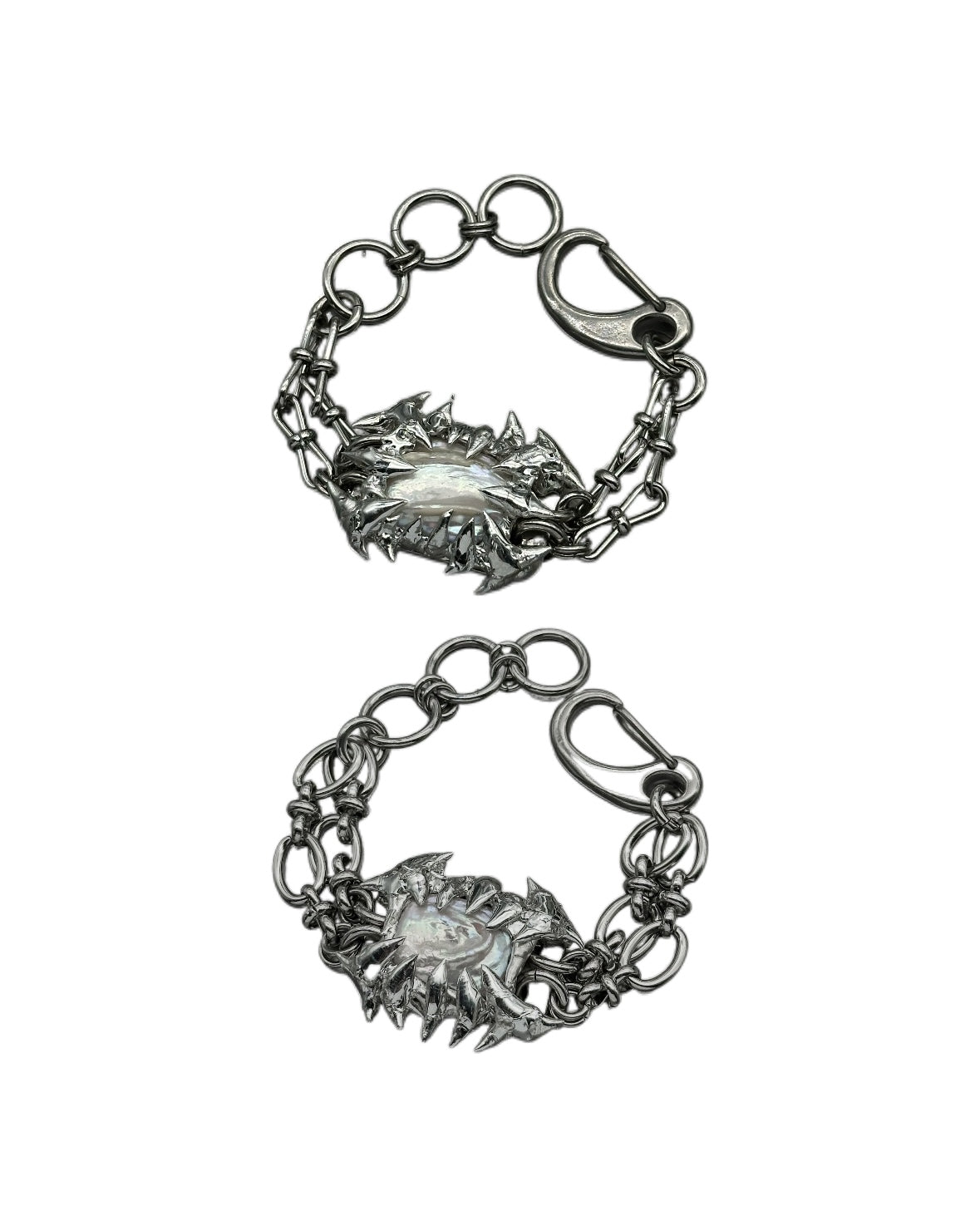 Soldered Pearl Thorns Bracelets