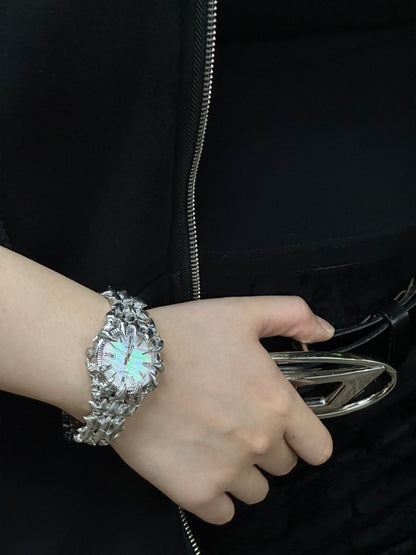Soldered pink pearl watch 49