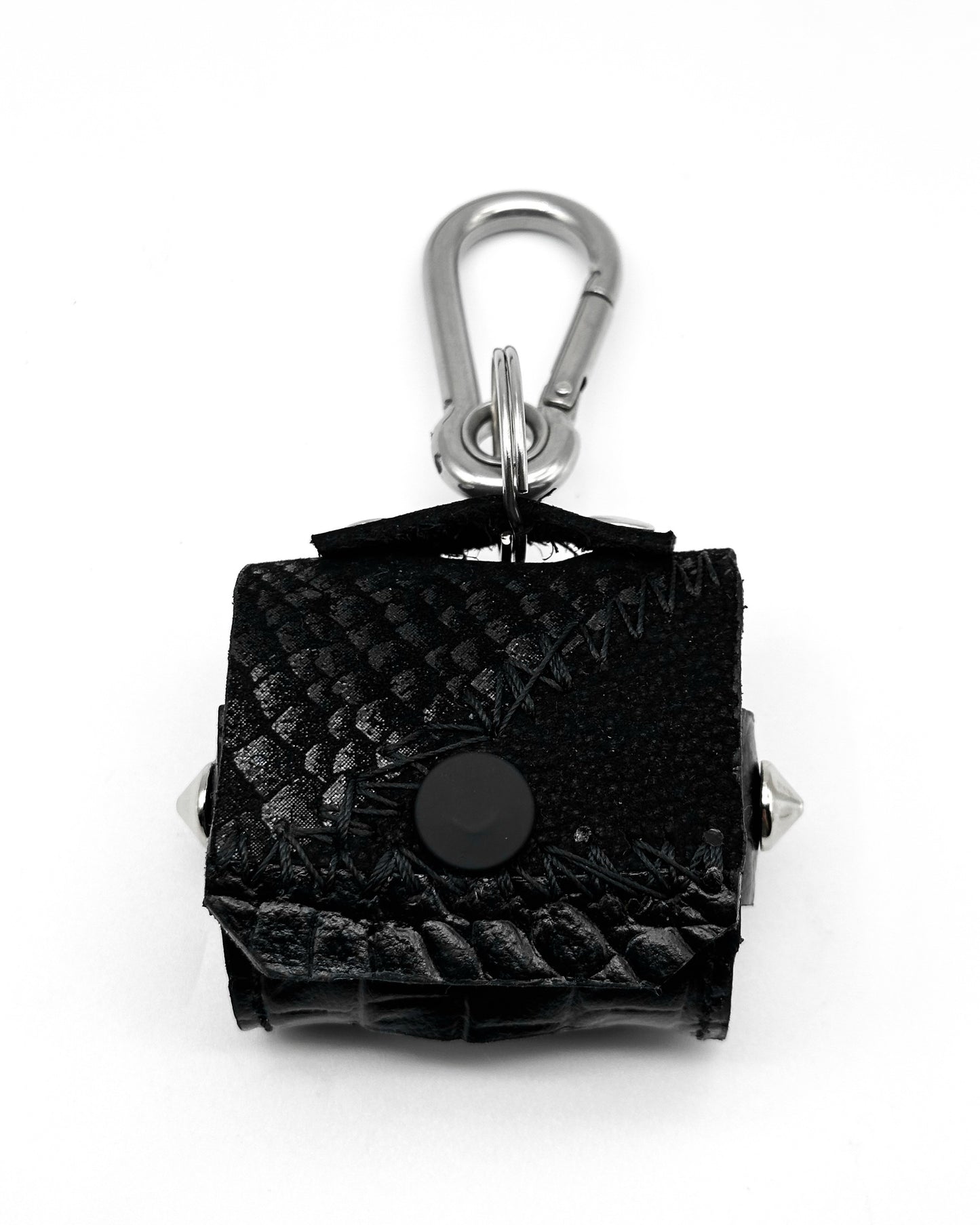 Patchwork Leather Spikes AirPods Case (AirPods 3)