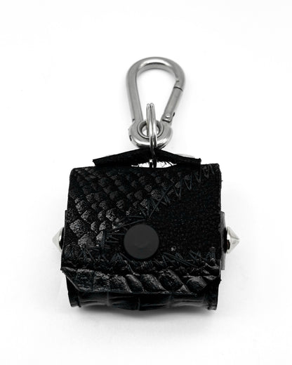 Patchwork Leather Spikes AirPods Case (AirPods 3)