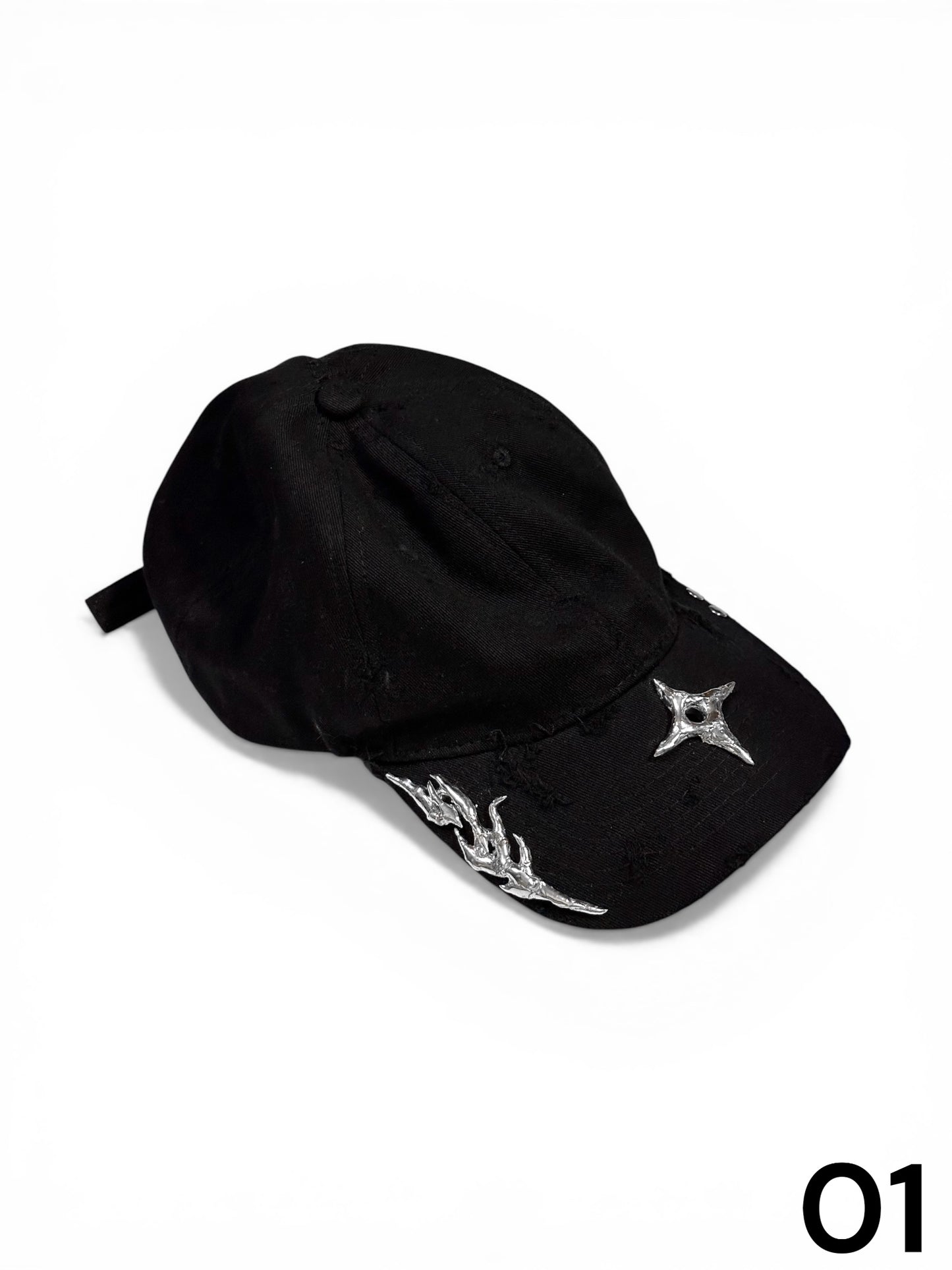 Soldered Thorns & Star Worn Out Caps