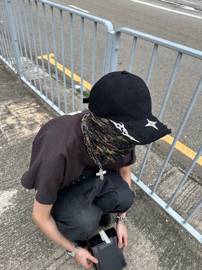 Soldered Thorns & Star Worn Out Caps