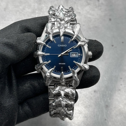 Soldered blue dial watch 40