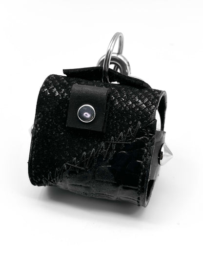 Patchwork Leather Spikes AirPods Case (AirPods 3)