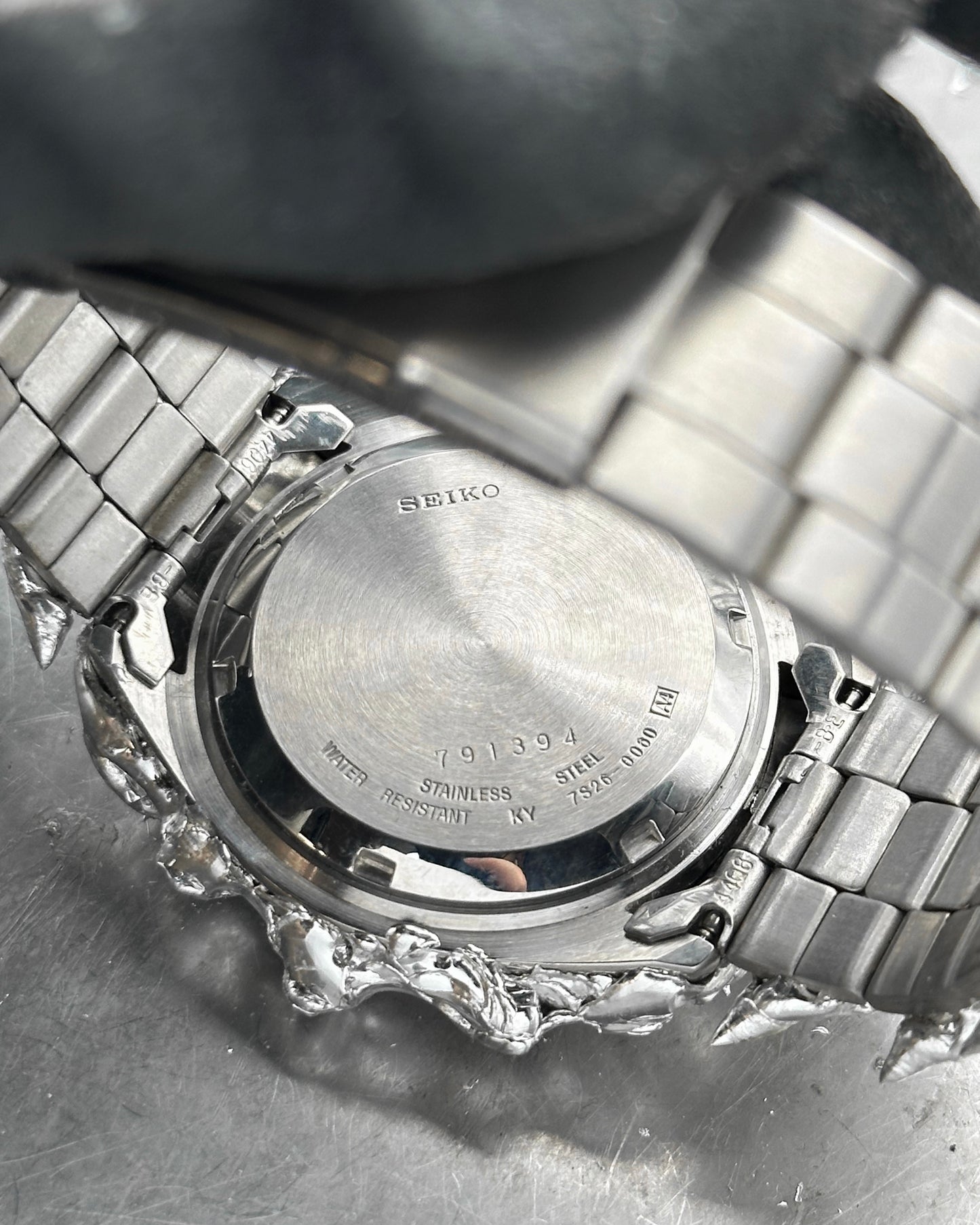 Soldered SEIKO 5 Automatic Watch
