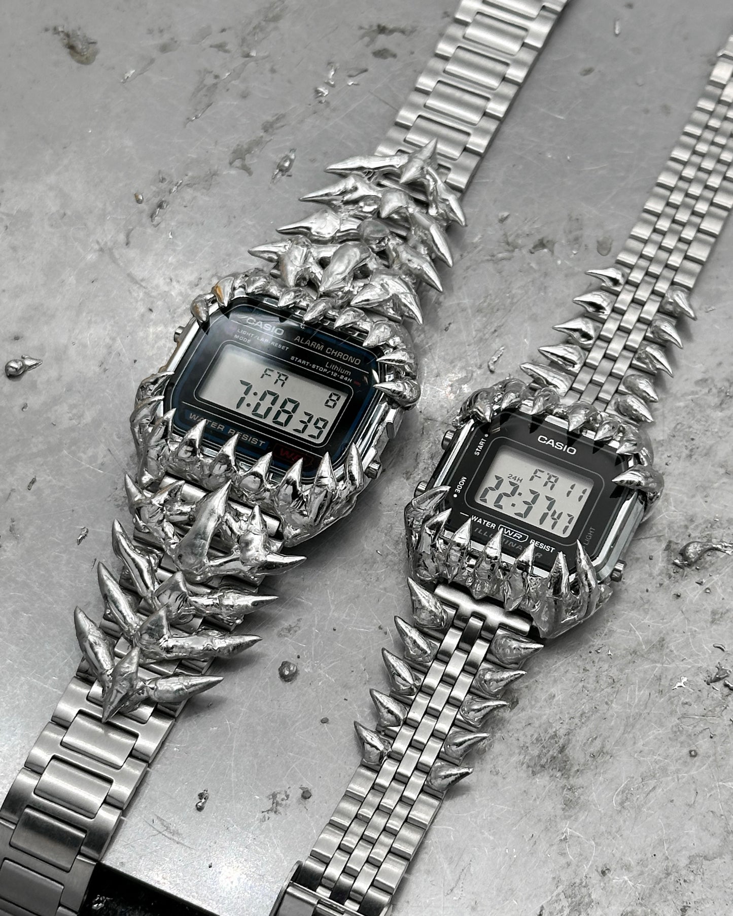 Soldered Small Digital C Watch